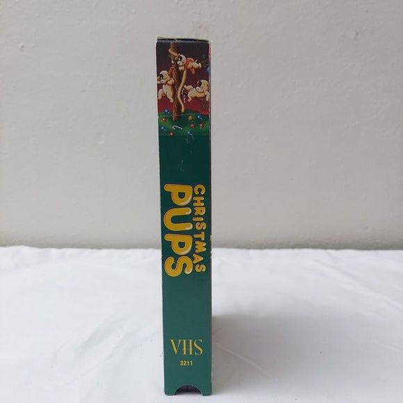 Christmas Pups VHS 4 Vintage Christmas Holiday Cartoons Front Row Entertainment - Picture 4 of 6